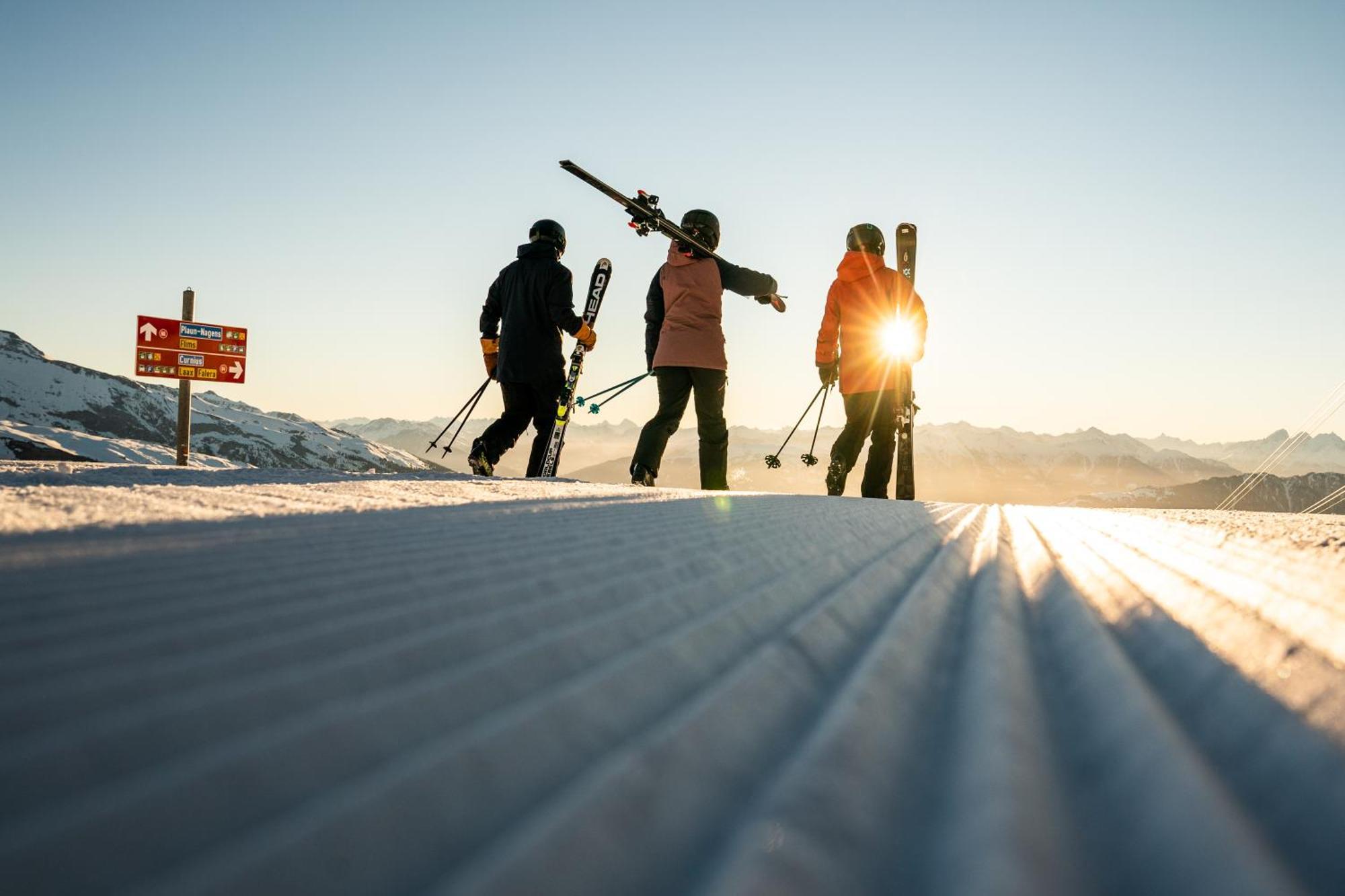 Flem Mountain Lodge Flims Bagian luar foto
