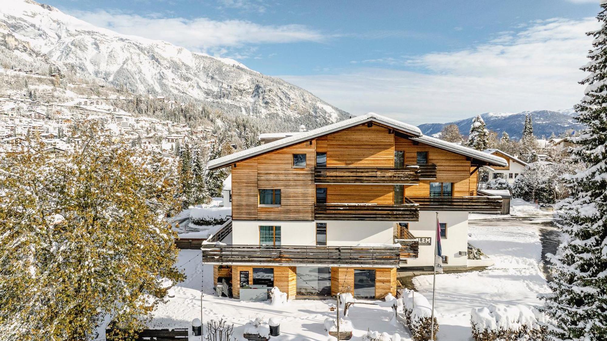 Flem Mountain Lodge Flims Bagian luar foto